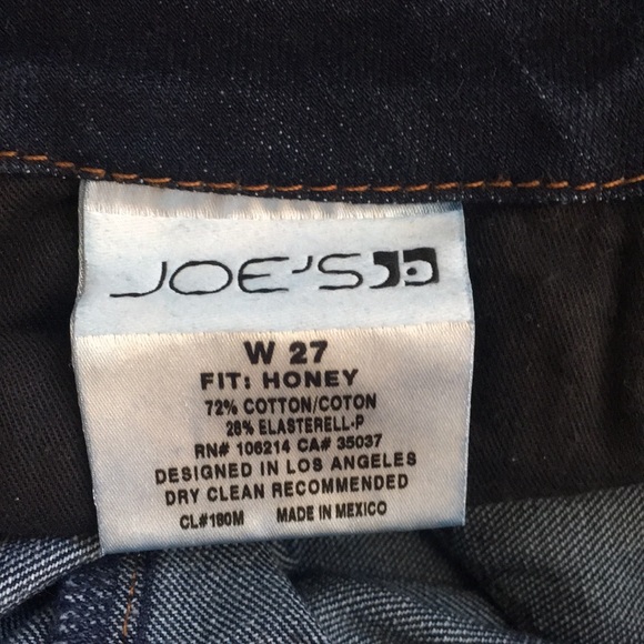 Joes Jeans Dark Denim Wash Honey style size 27 Flare Jeans Y2K - Picture 7 of 8